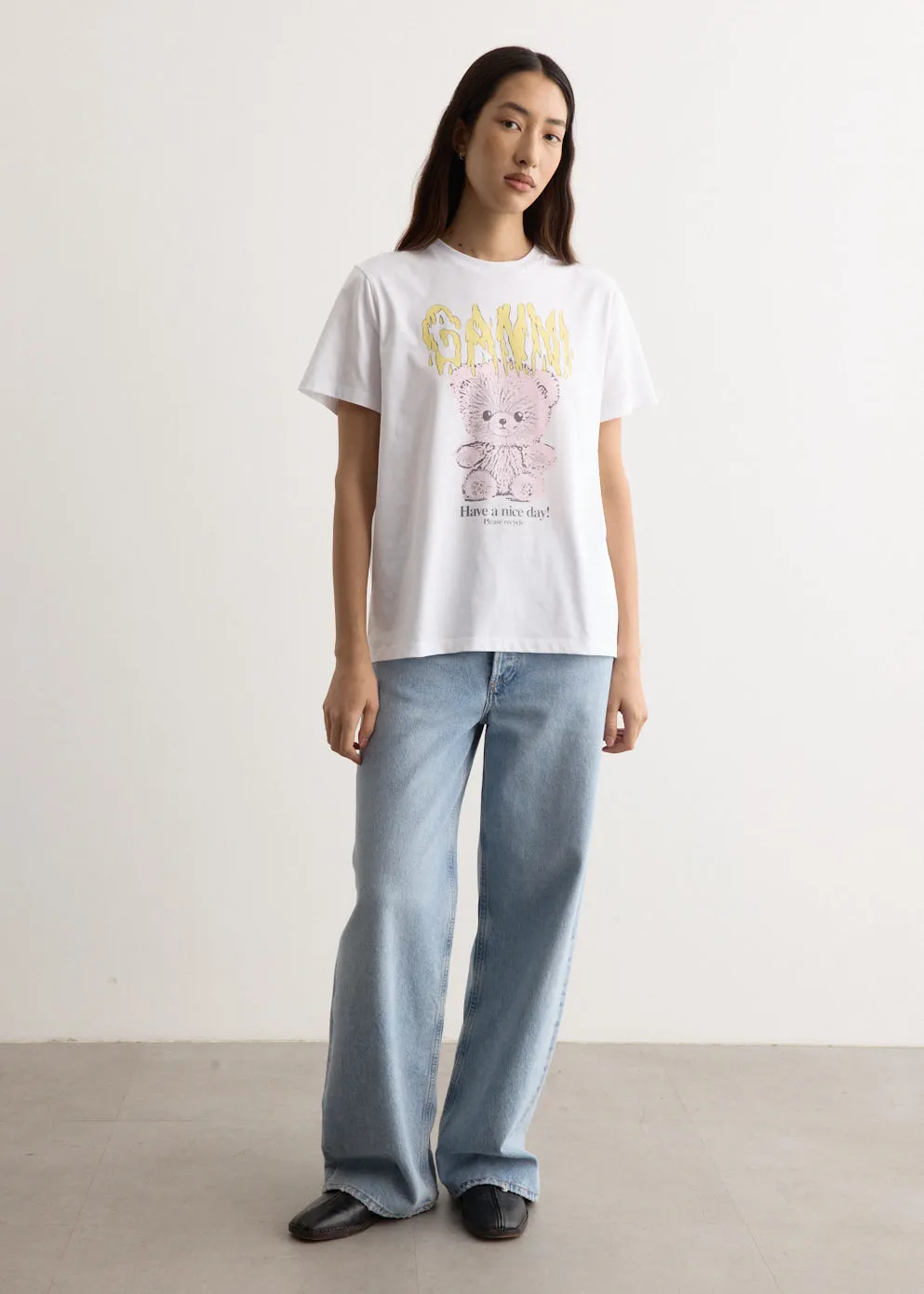 Basic Jersey Teddy Relaxed T-shirt