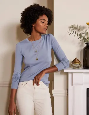 Cotton Crew Neck Jumper-River