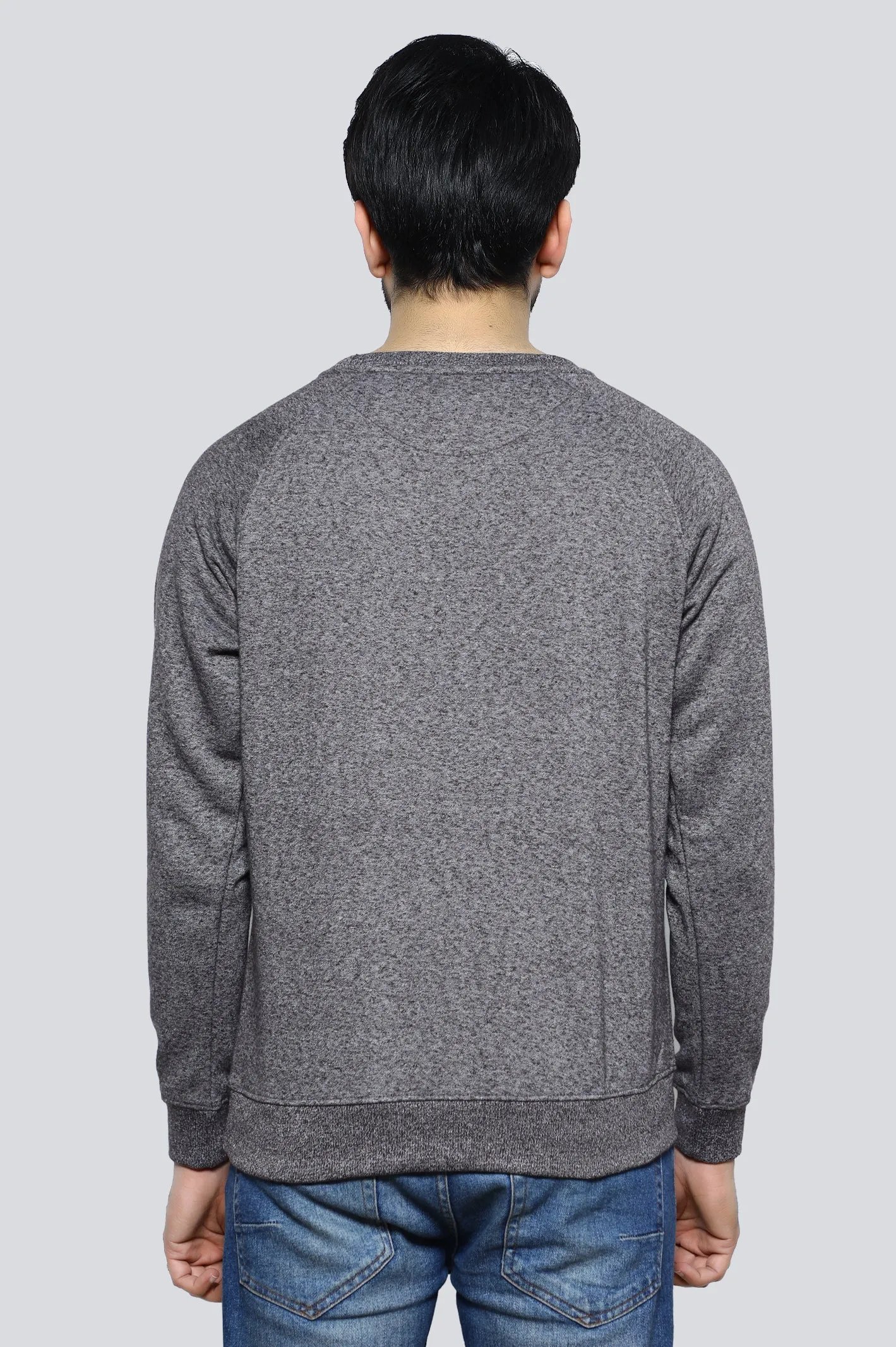 Crew Neck Basic Sweatshirt