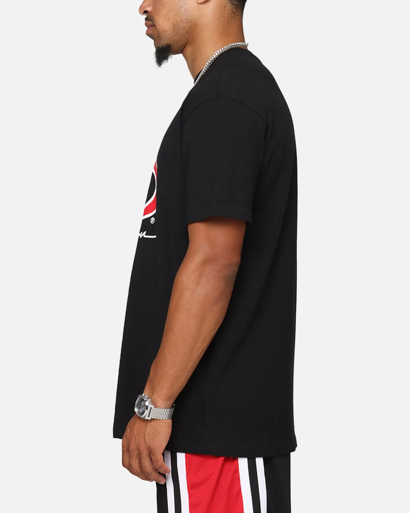 Fubu Basic T-Shirt Black/Red/White