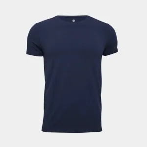Navy crew neck bambus T-shirt